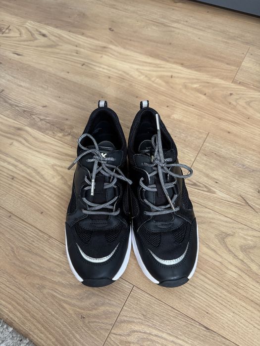 Оригінальні жіночі  кросівки  Michael Kors Octavia Trainer Tech Canvas Black