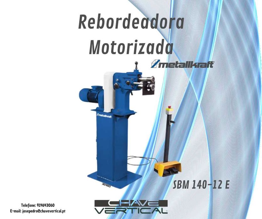Rebordeadora Motorizada MetallKraft SBM 140-12 E    JR19