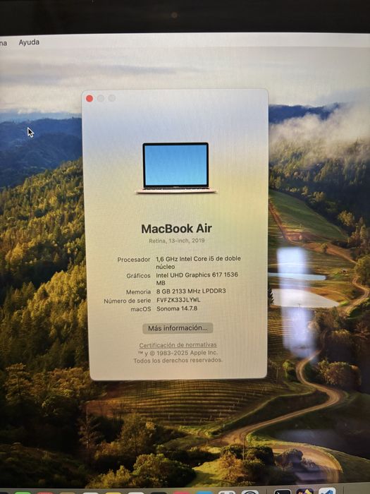 MacBook Air 13” 2019 | Intel i5 | 8GB RAM | 128GB SSD