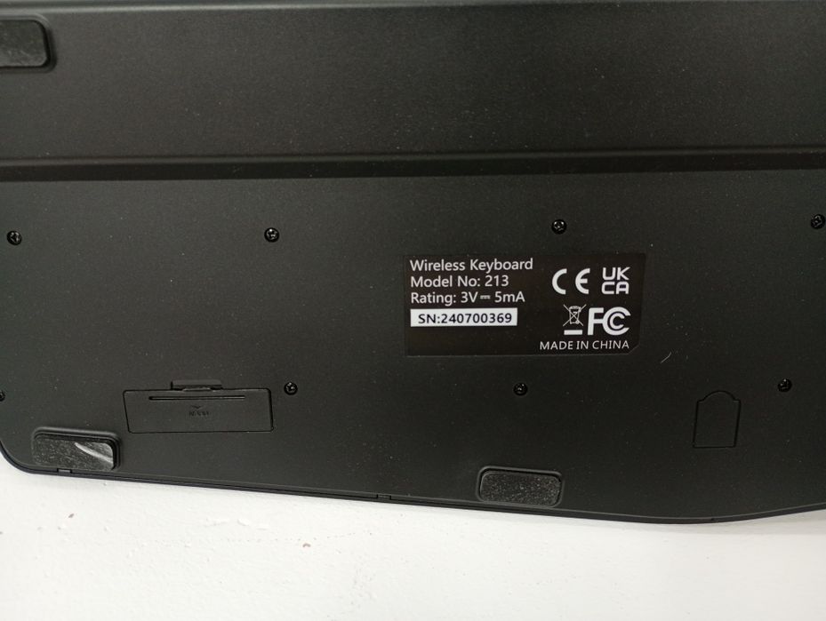 KC213 klawiatura i mysz bezprzewodowe 2,4Ghz czarne