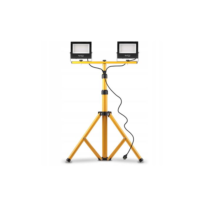 Oświetlenie Robocze ZESTAW 2x LED Halogen Budowlany Naświetlacz 50w