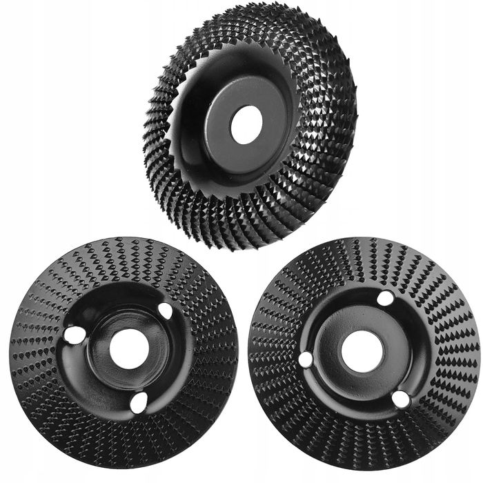 3 x Tarnik Tarcza Szlifowanie Rzeźbienie Drewna 125mm. ZESTAW 3 szt.
