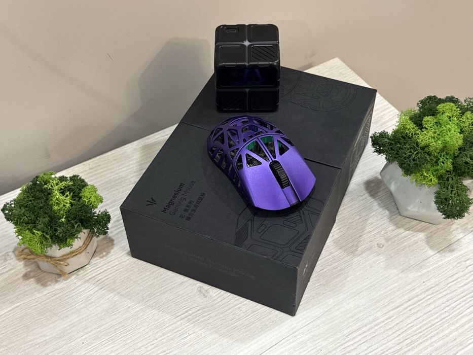 WLmouse Beast X фіолетова магнієва Wireless 8K мишка