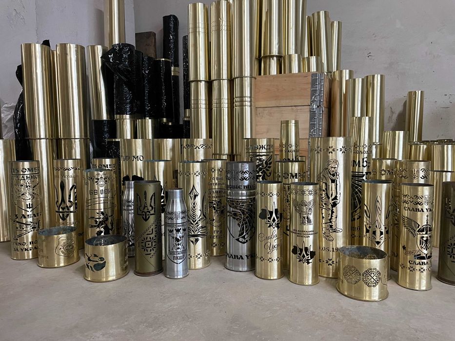 Лазерне гравіювання на гільзах. Ваші гільзи — наше оформлення • Львів