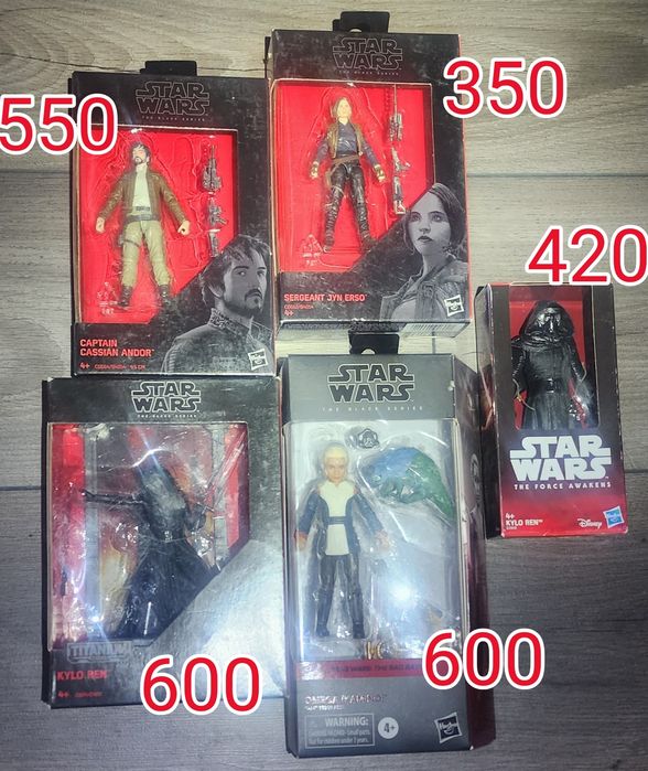 Hasbro новые фигурки Star Wars ( The Force Awakens/Bad Batch/Rogue One), цены на фотографии