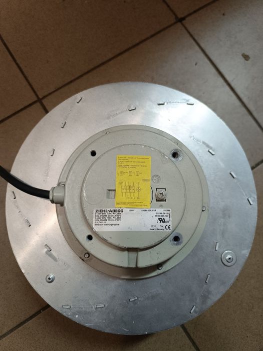 Ziehl wentylator turbina wyciąg