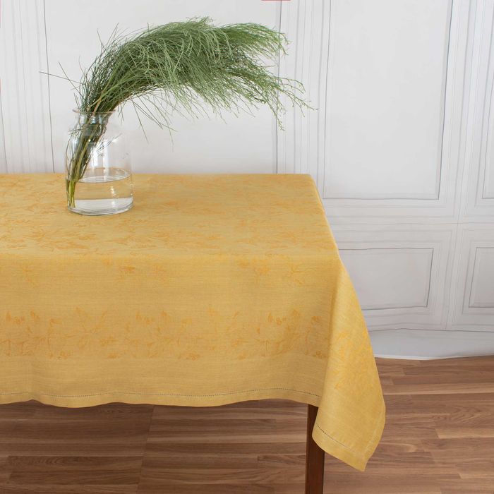 Conjunto toalha mesa 150x200 e 4 guardanapos,  Linho