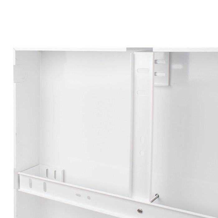 Skrzynka ze Stelażem Zapasu Kabla 60x60x10 cm Metalowa Biała Stalflex