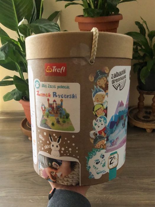 NOWE drewniane klocki Trefl