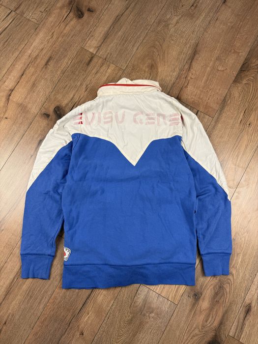 Кофта-бомбер Evisu Genes, синя з білим, оригінал вінтаж vintage