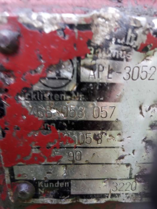 Przedni most napęd zf apl 3052 deutz Fendt case international