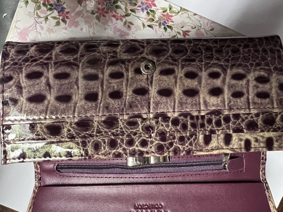 Portfel skórzany nowy