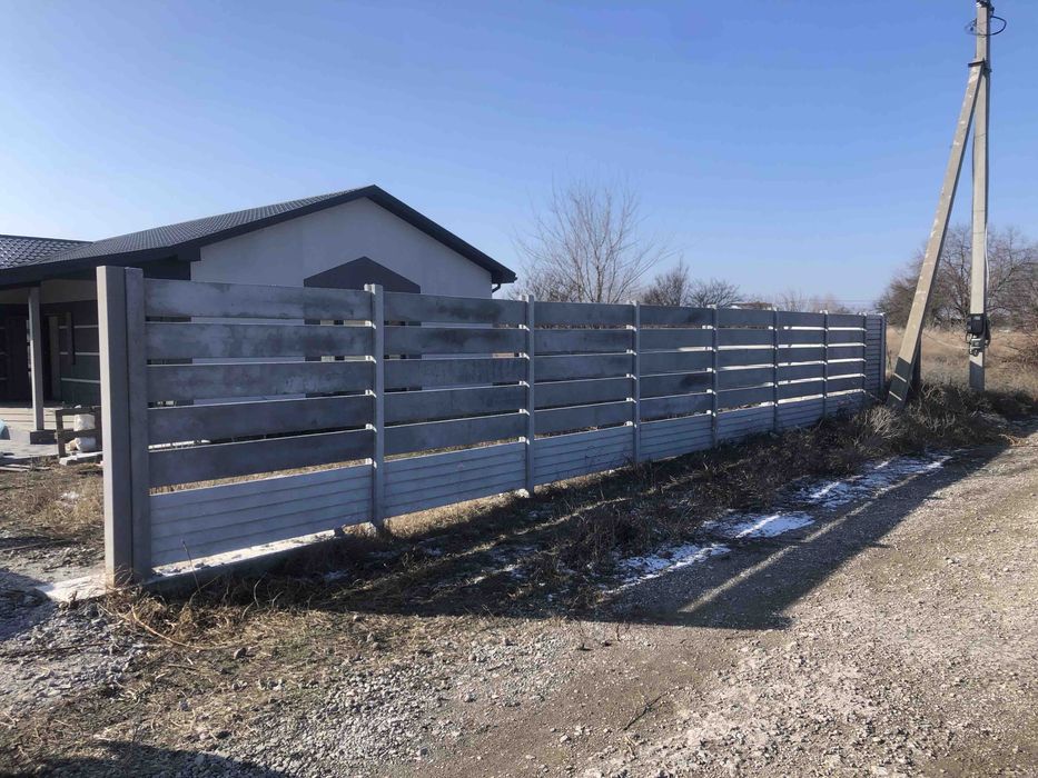 Еврозабор с установкой и доставкой  4 плиты+1 столб