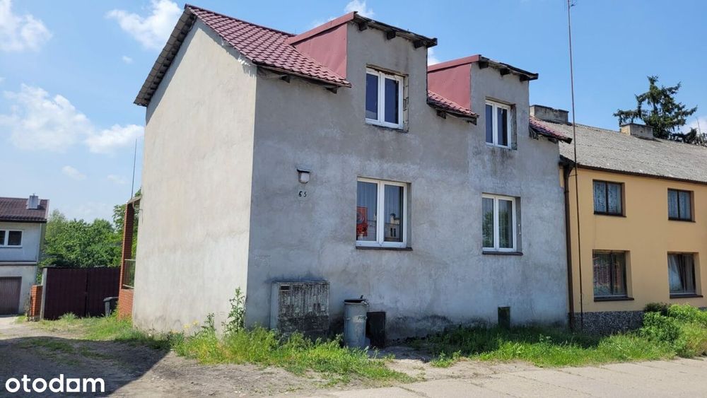 Dom bliźniak w stanie surowym z działką w spokojnej i zielonej okolicy