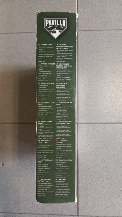 Colchão insuflável Bestway Pavillo 188 × 99 × 22 cm – novo