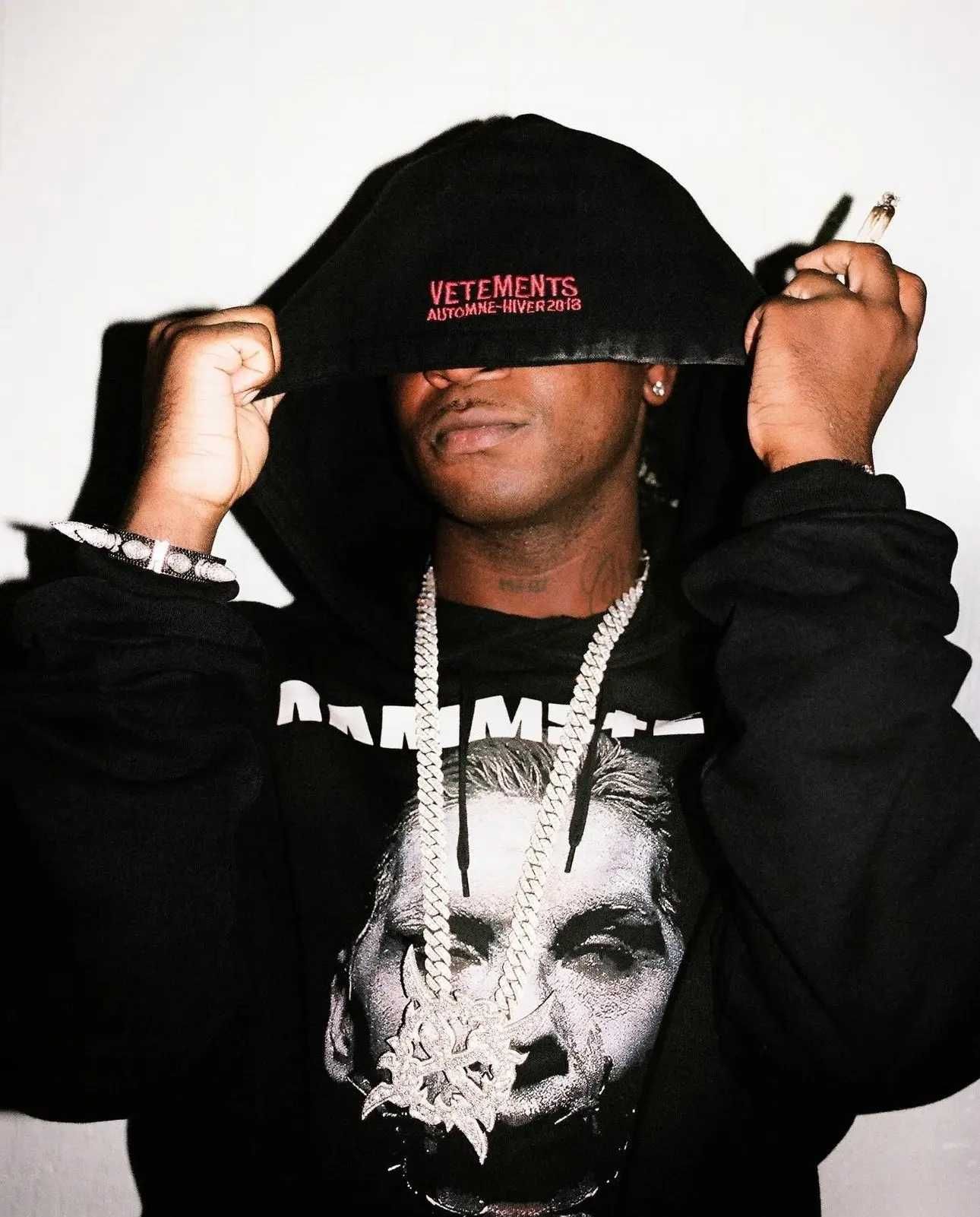 Vetements hoodie rammstein hotsell