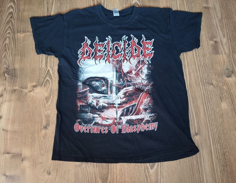 Koszulka Deicide, Overtures of Blasphemy, rozmiar L, metal, t-shirt ze