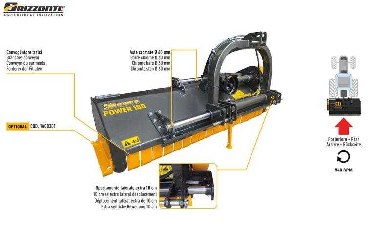 TRITURADOR Professional  ORIZZONTI POWER 180 hardox