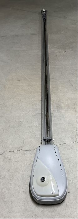 Calha para portão de garagem c/motor avariado