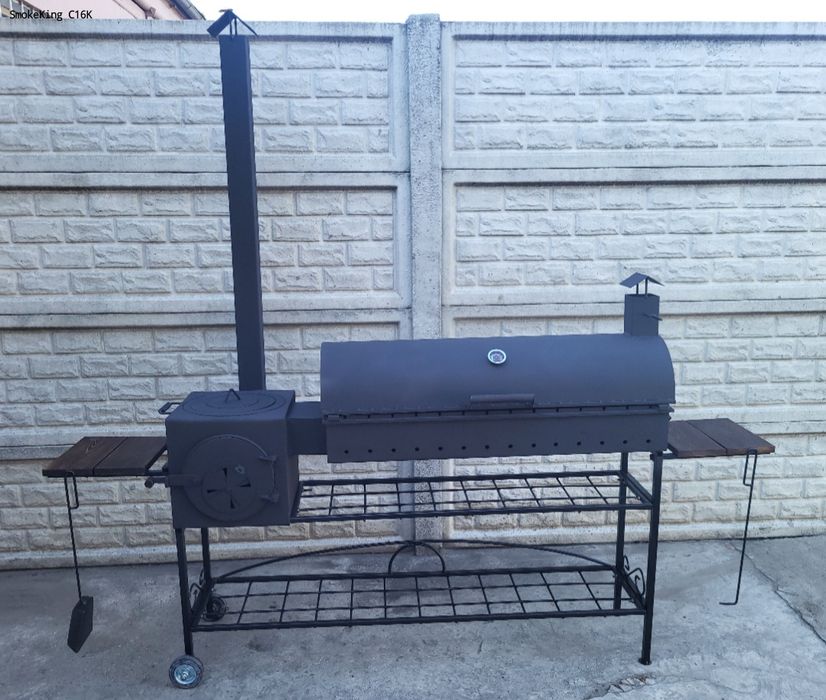 • 3/5мм • Жаровня 100 см • Мангал Коптильня с Печкой под Казан