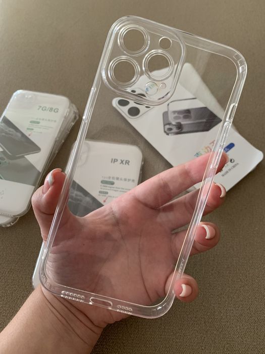 Чехол на айфон iPhone XR SE 12 PRO 13 PRO MAX прозрачный силиконовый