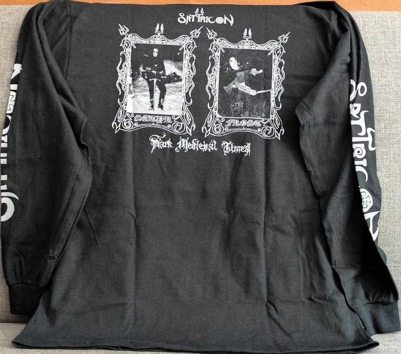 Satyricon Dark Medieval Times Longsleeve Gildan L Darkthrone Immortal