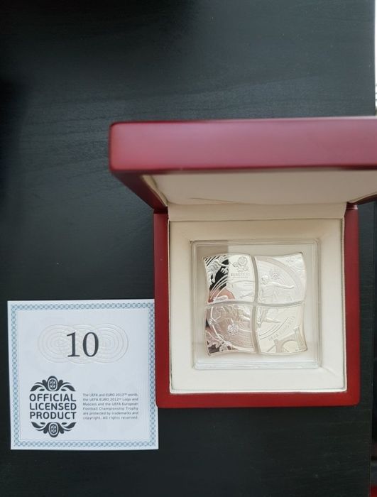 Zestaw monet 4 x 10 ZŁ Euro 2012