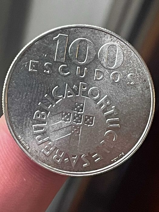 moeda em prata 100 escudos 25 Abril 1974