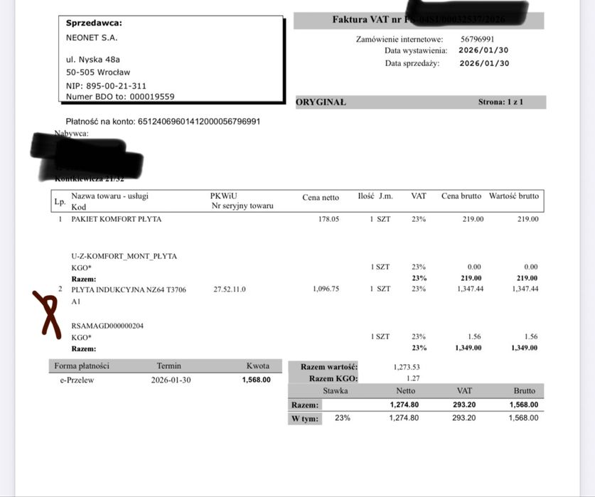 Płyta indukcyjna Samsung z dotykowym panelem sterowania