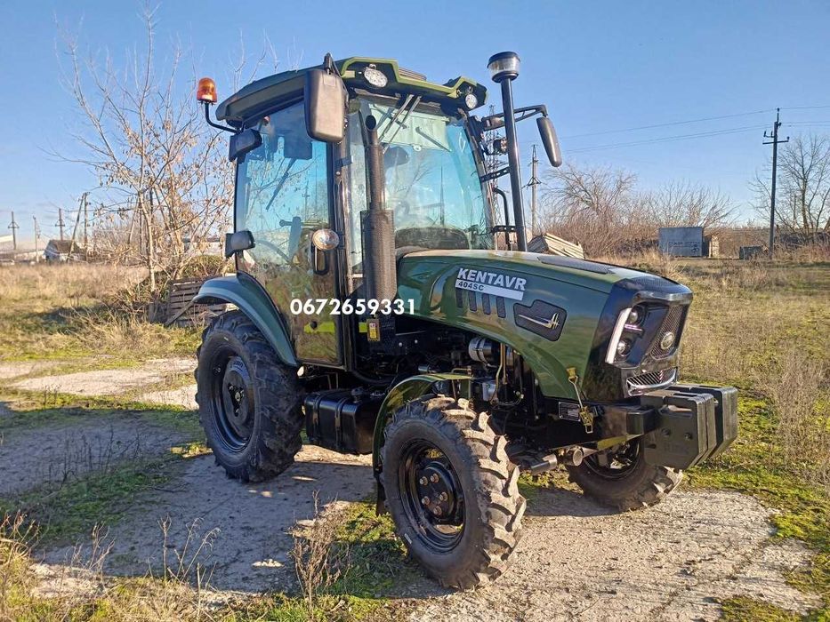 Мінітрактор KENTAVR 404SC Кабіна обшита пластиком Доставка БЕЗКОШТОВНО