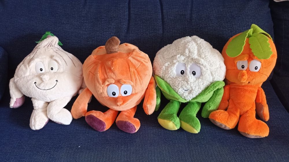 Animais, frutas e legumes