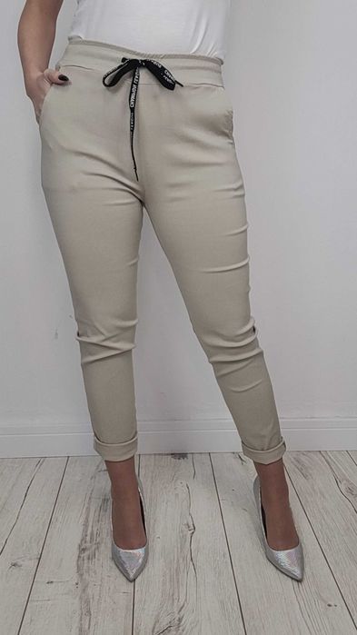 10 KOLORÓW Cygaretki S-XXL eleganckie spodnie damskie