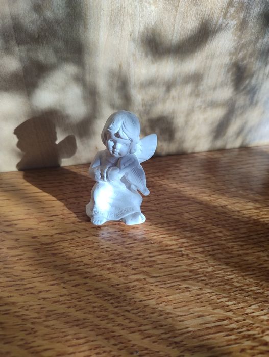 Aniołek figurka gipsowy do pomalowania prezent anioł