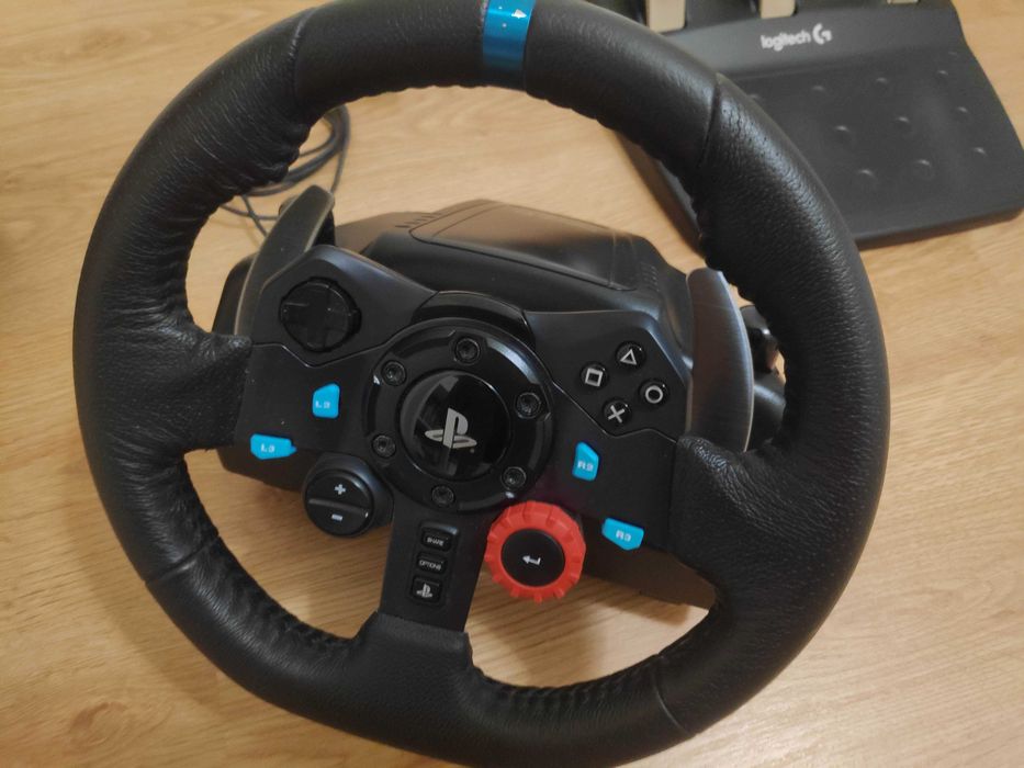 volante logitech G29 Driving Force + pedais + manete mudanças ps4