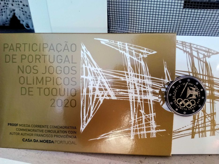 Proof 2€ Participação  Equipa Portuguesa nos Jogos Olímpicos de Tóquio