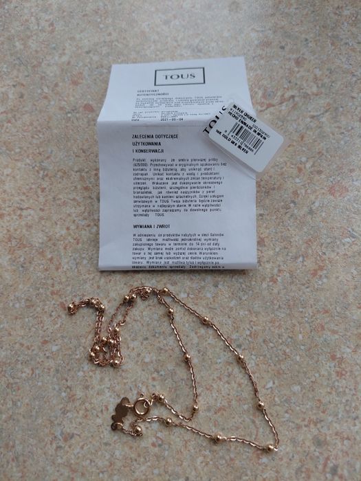 Naszyjnik z kuleczkami Tous