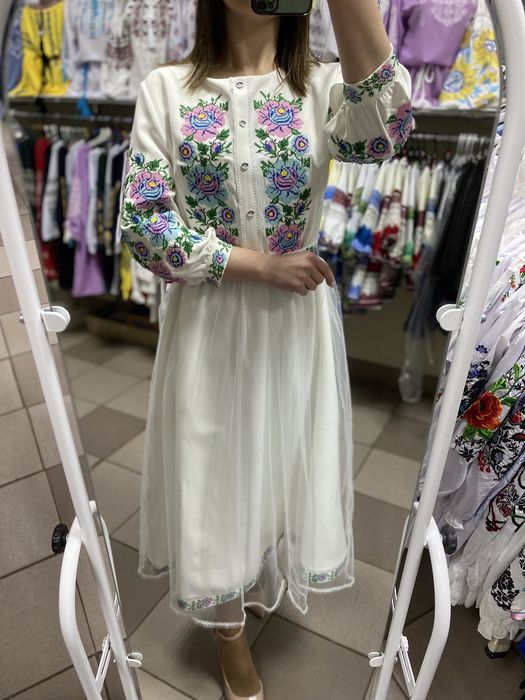 Сукня жіноча , сукня вишиванка , весільна сукня Сукня на випуск 46.48