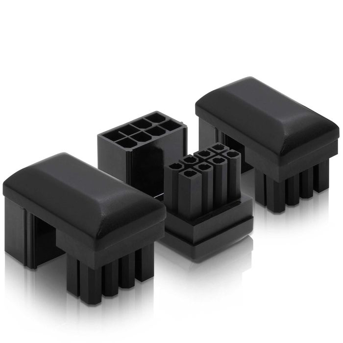 1× Adapter kątowy PCIe 8-pin 180° RVS EZDIY do karty graficznej