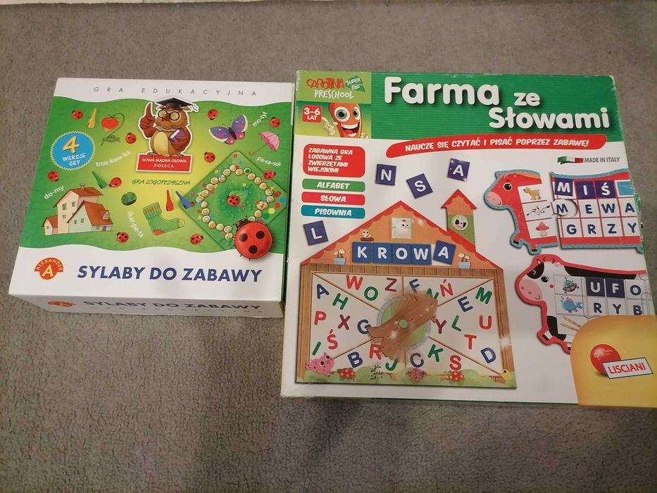 Gry i puzzle zestaw