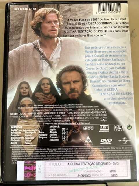 A Última Tentação de Cristo de Martin Scorsese
