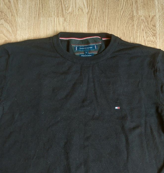 Sweter męski Tommy Hilfiger Premium Cotton r. L