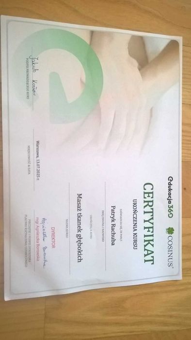 Relaksacyjny masaż calego ciała u Ciebie