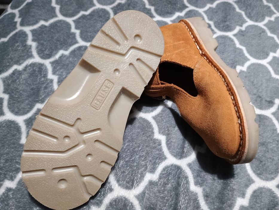 Beżowe brązowe buty półbuty kamasze eleganckie adidasy r. 30