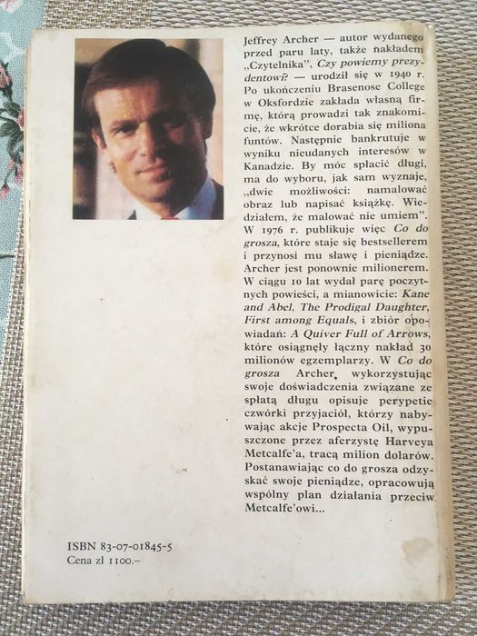 Co do grosza Jeffrey Archer