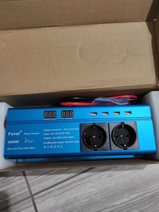 Інвертор з 12 на 220 чистий синус