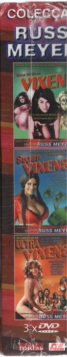 Dvd Caixa Trilogia Vixens - erótico - selado - extras