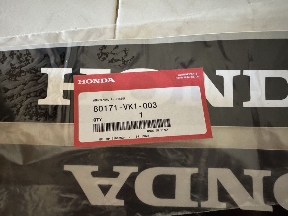 Autocolante Trator Relva Honda