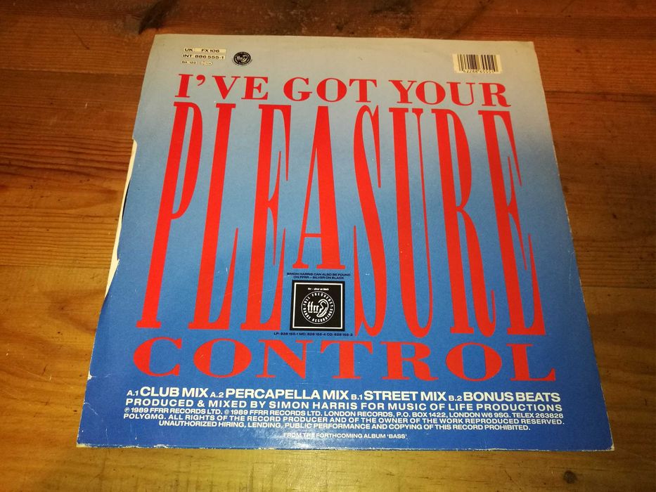 Simone Harris Starring Daddy Ferd-I've Got Your Pleasure Control MAXI