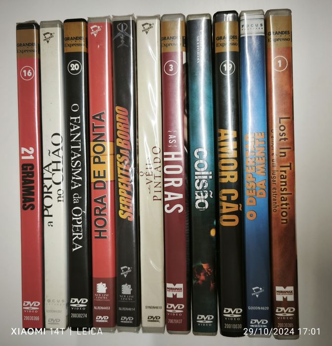 Conjunto de DVD`S