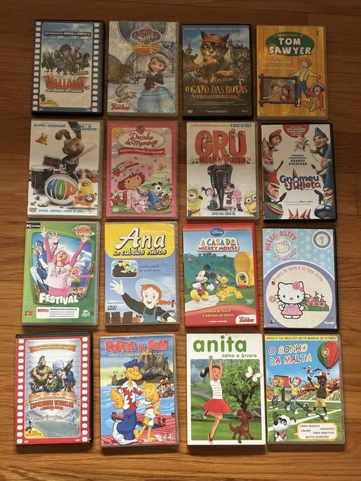 Vários DVDs para crianças!